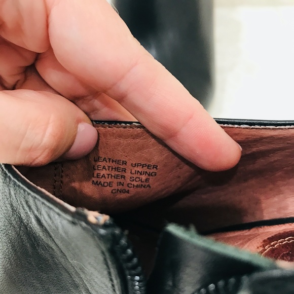 CORSO COMO {9} Black Leather Ankle Boot Chunky Heel - Picture 8 of 10